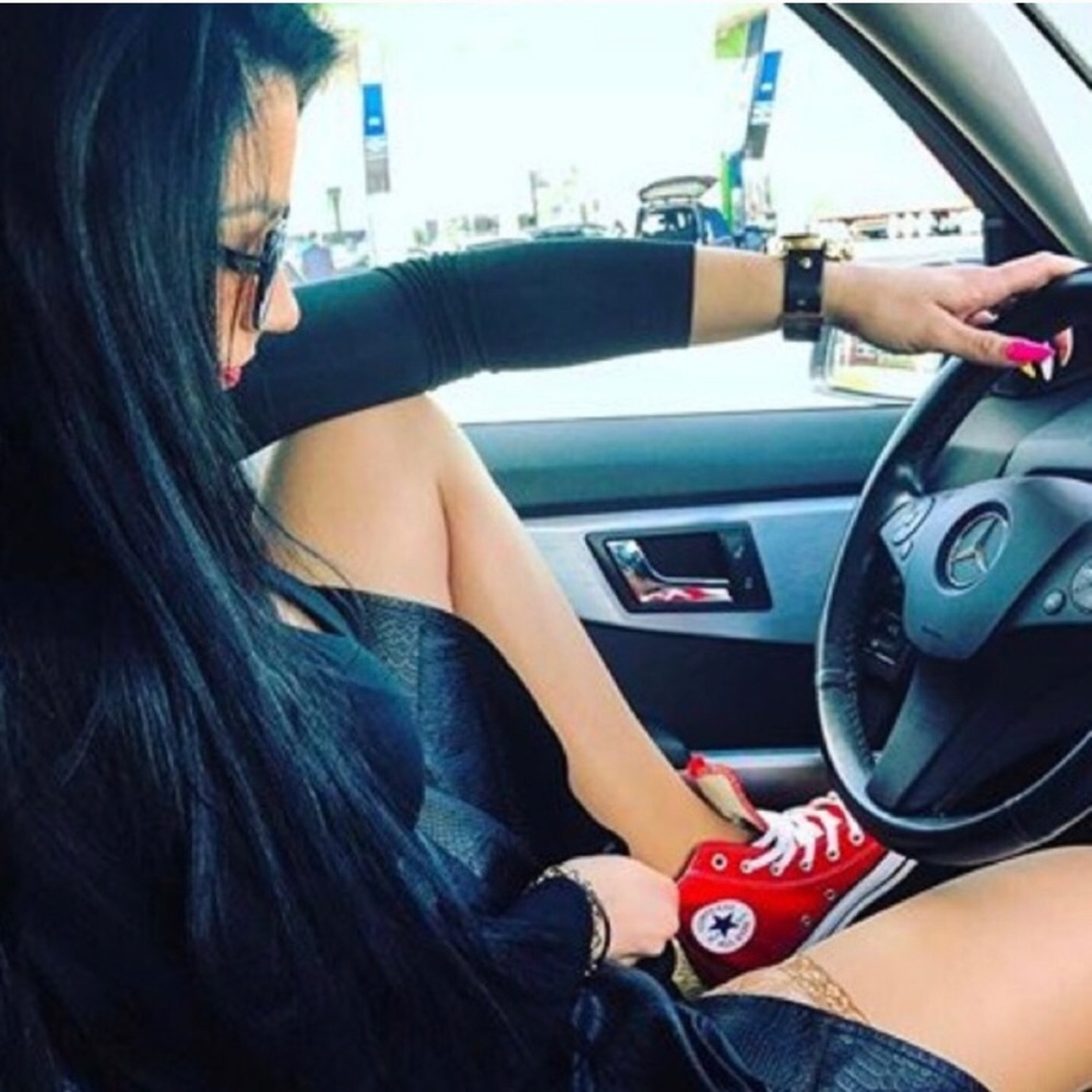 Converse Women Red White Shoes